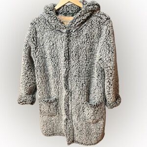 NWT Stillwater Supply Co. Cozy Black Sherpa Coat Size Large